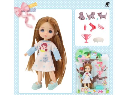 98054 panenka s kockou set 12 5 cm