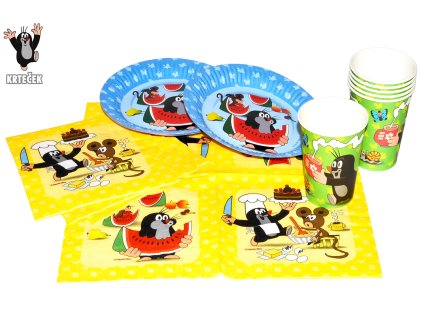 91139 party set krtek a kamaradi 18 ks