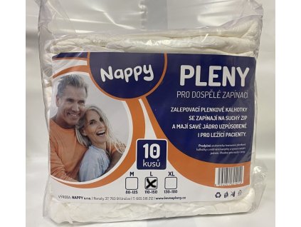 Absorpční kalhotky Nappy prodyšné zapínací L 110-150cm 10 ks
