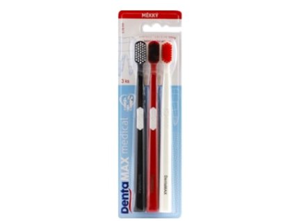 107431 dentamax zubni kartacek medical soft 3 ks