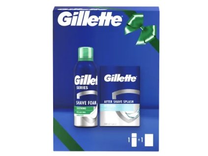 107143 gillette darkova sada pena 200 ml voda po holeni 100 ml