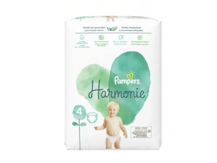 101643 pampers harmonie 4 9 14 kg 76 ks