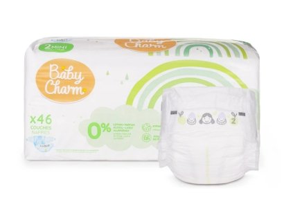 103068 plenky baby charm super dry flex vel 2 mini 3 6 kg 46 ks