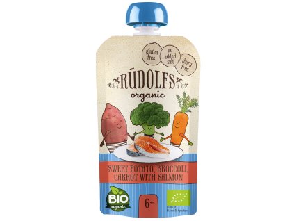 114094 rudolfs bio kapsicka bataty brokolice mrkev s lososem 110 g