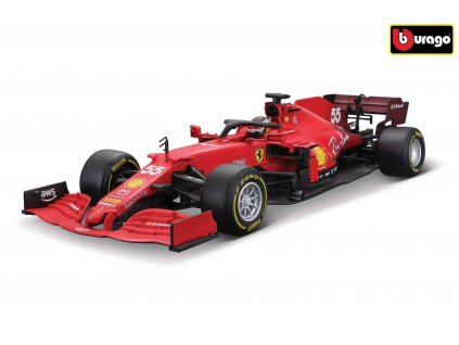 75068 bburago 1 18 ferrari racing sf21 55 carlos sainz