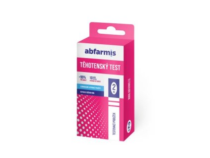 abfarmis tehotensky test prúžok 2 ks