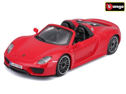 75065 bburago 1 24 plus porsche 918 spyder red