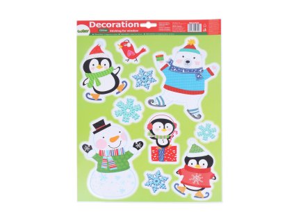 106354 dekorace okenni 41x29 cm vanoce