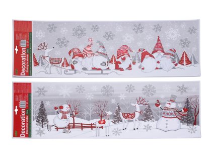 106390 dekorace okenni 59 5x21 cm vanoce