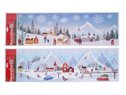 106387 dekorace okenni 59 5x21 cm vanoce