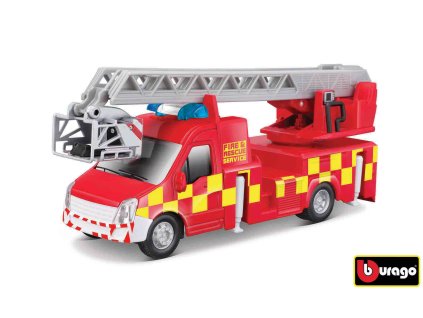77579 bburago 1 43 servisni vozidlo hasicske auto s zebrikem