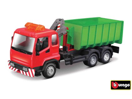 77588 bburago 1 43 servisni vozidlo hooklift and crane truck