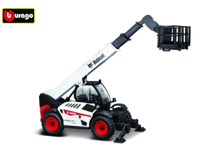 75416 bburago 1 50 bobcat t40 180slp telehandler w man platform