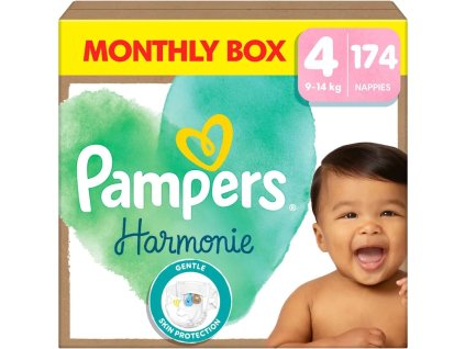 119662 1 pampers harmonie 4 9 14 kg 174 ks