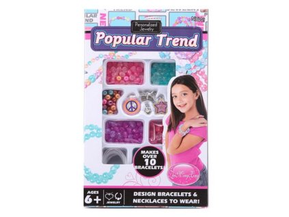 118642 koralky vyroba naramku s priveskem diy set