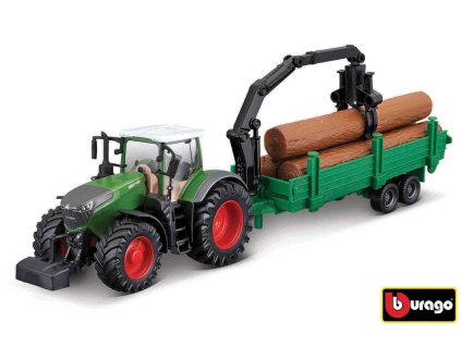 78884 bburago 1 50 farm traktor fendt 1050 vario vyvazec stromu