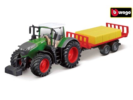 77609 bburago 10cm farm tractor fendt 1050 s privesem na baliky