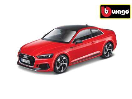 70454 bburago audi rs 5 coupe cervena 1 24