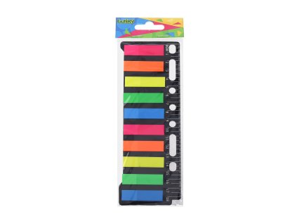 100770 blocek samolepici 10x20 barevnych pruhu