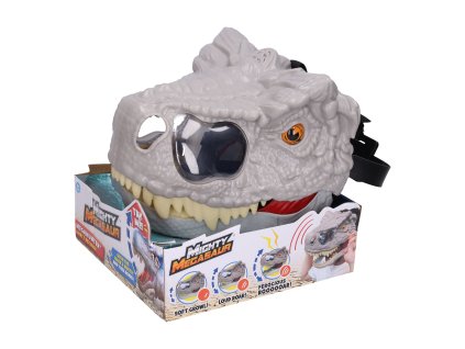 103020 maska na hlavu dinosaurus s efekty 28 cm