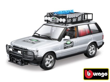 69125 bburago range rover stribrna 1 24