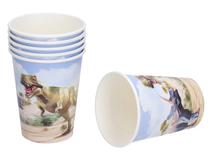 100511 party kelimky dino 250ml 6 ks