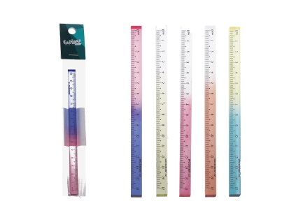 117142 pravitko 15 cm 3d barevne