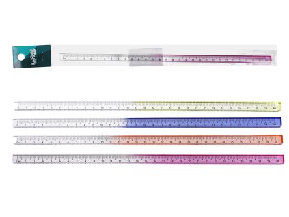 117139 pravitko 30 cm 3d barevne