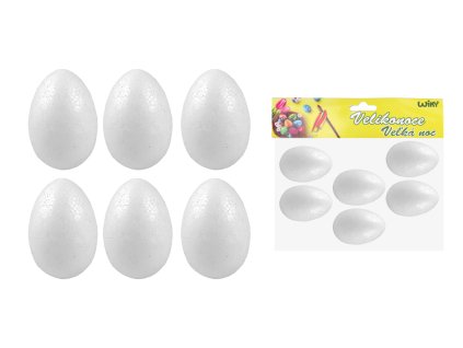 92328 vajicko dekoracni polystyrenove 6 cm 6ks