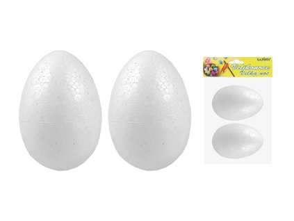 92334 vajicko dekoracni polystyrenove 9 cm 2ks