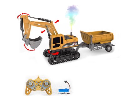 128374 bagr 4v1 s vleckou rc na dalkove ovladani 45 cm