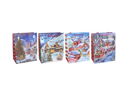 129067 darkova taska m 26x32x10 cm vanoce