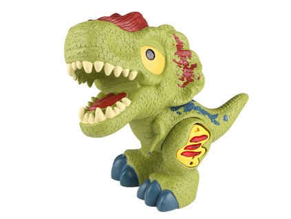 126700 dinosaurus s efekty zeleny 26x18x13 cm