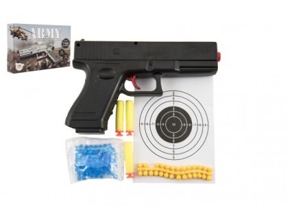 86156 pistole na kulicky 20 cm vodni penove gumove