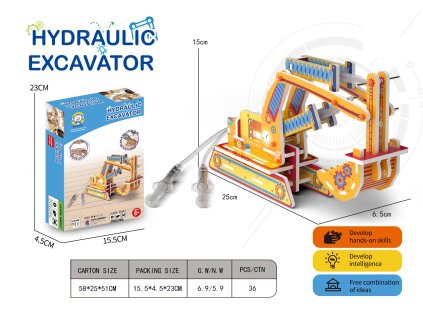 117016 stavebnice bagr hydraulicky 25 cm
