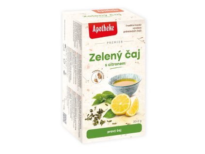 126133 apotheke caj zeleny s citronem 20x2g