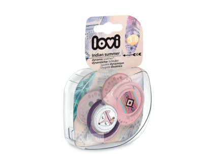 lovi cumlík silikónový dynamicky indian summer 3 6m 2ks holka