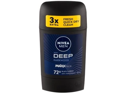 132999 nivea men antiperspirant stick deep 50 ml