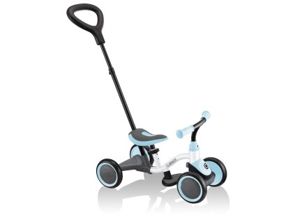 78443 globber odrazedlo 3v1 white pastel blue