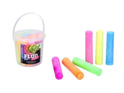71141 chodnikove kridy fluo 15ks