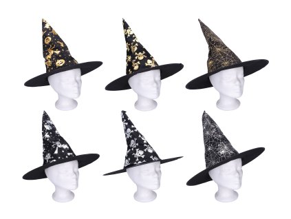 81608 klobouk carodej 38x38 cm