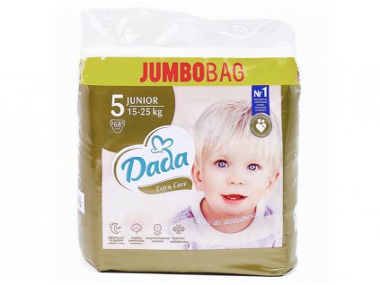 Dada Extra Care JUMBOBAG Vel. 5 JUNIOR- 68 ks (15-25 kg)