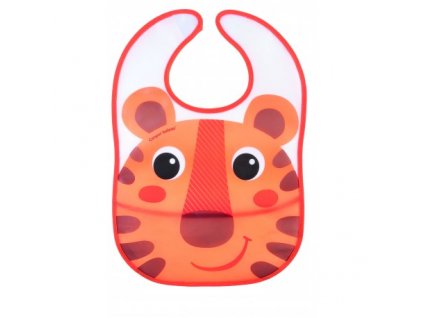 canpol babies podbradník s vreckom hello little oranzovy