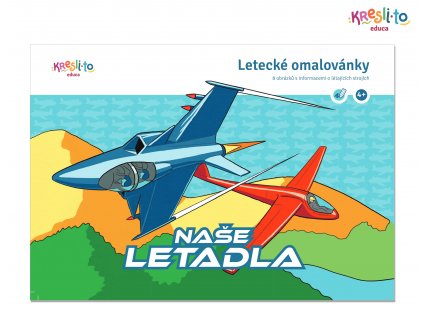76412 letecke omalovanky nase letadla