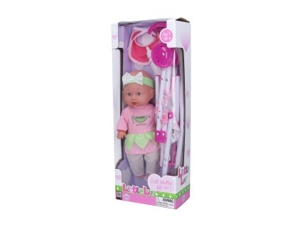 85415 miminko s kocarkem 28 cm
