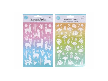 70532 nalepky 14 6 x 25 5cm glitter