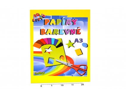 67250 papiry barevne a3 10 listu 180g