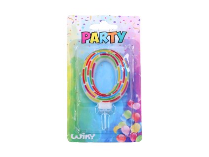 71504 party svicka cislo 0 carky