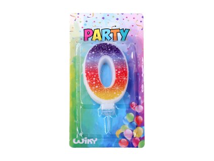 71549 party svicka cislo 0 hvezdy