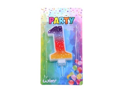 71546 party svicka cislo 1 hvezdy